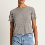 AMO Denim Babe Tee - Heather Grey