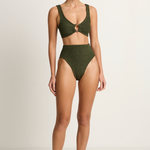 Hunza G Nadine Bikini - Metallic Khaki