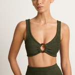 Hunza G Nadine Bikini - Metallic Khaki