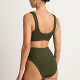 Hunza G Nadine Bikini - Metallic Khaki