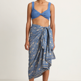 Natalie Martin Sarong - Water Lily Blue