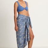 Natalie Martin Sarong - Water Lily Blue