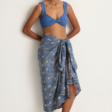 Natalie Martin Sarong - Water Lily Blue