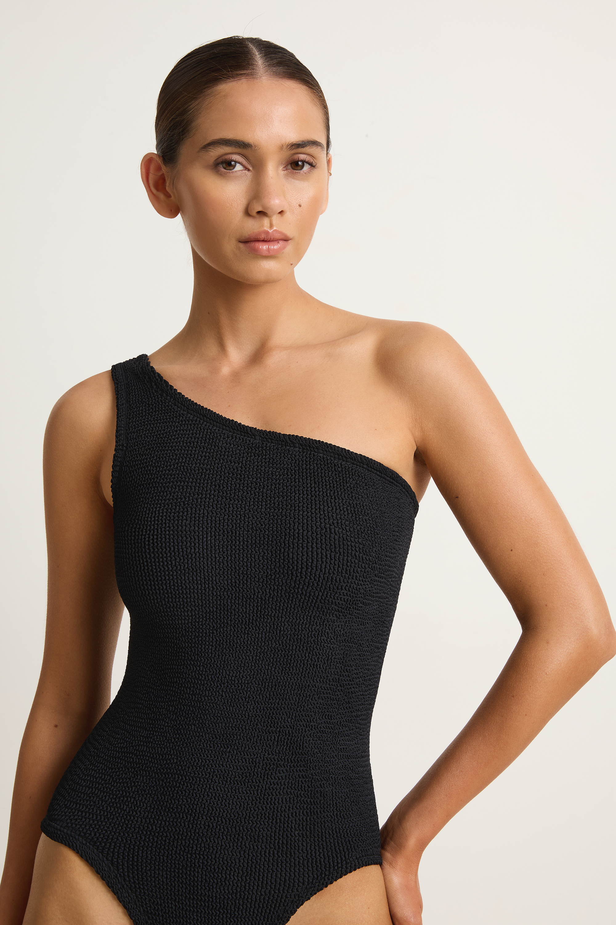 Hunza G Coverage Nancy One Piece - Black