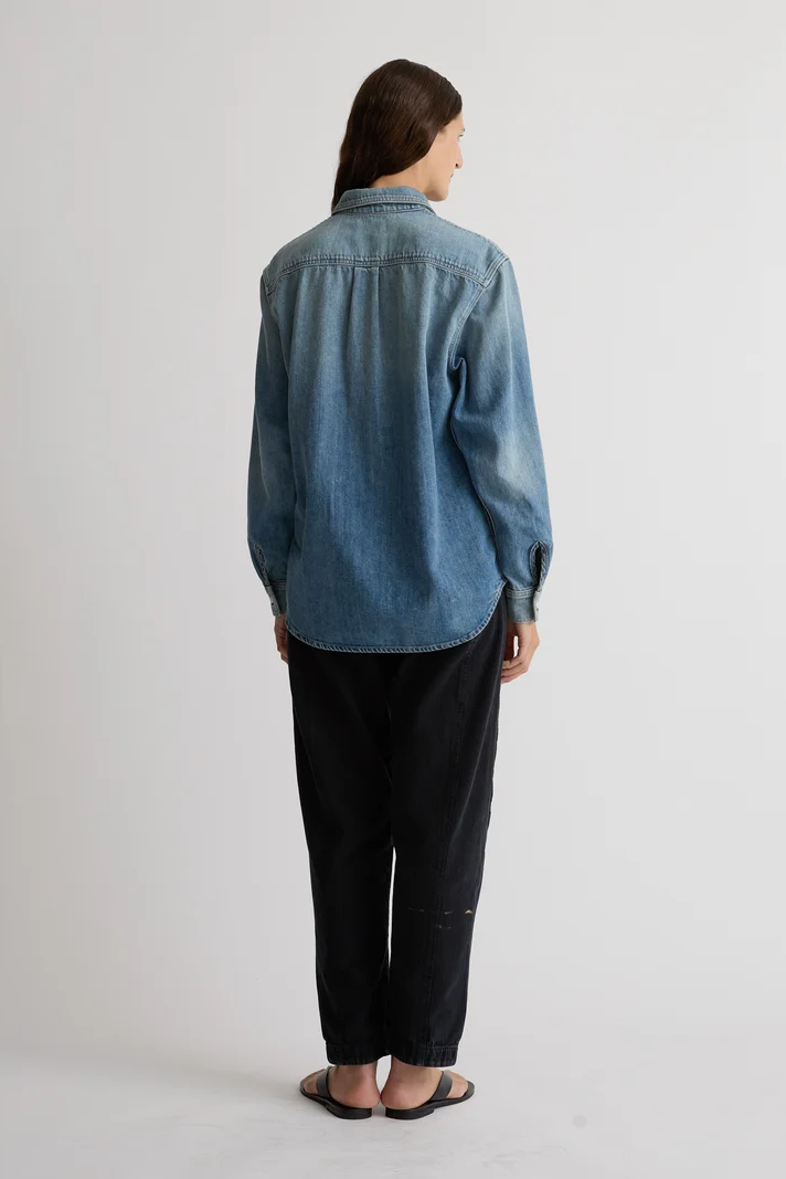 Shaina Mote Essential Denim Button Down - Vintage Indigo