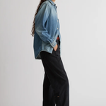 Shaina Mote Essential Denim Button Down - Vintage Indigo