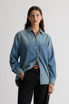 Shaina Mote Essential Denim Button Down - Vintage Indigo