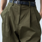 Shaina Mote Boy Trouser - Dark Olive