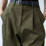 Shaina Mote Boy Trouser - Dark Olive