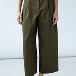 Shaina Mote Boy Trouser - Dark Olive