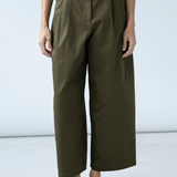 Shaina Mote Boy Trouser - Dark Olive