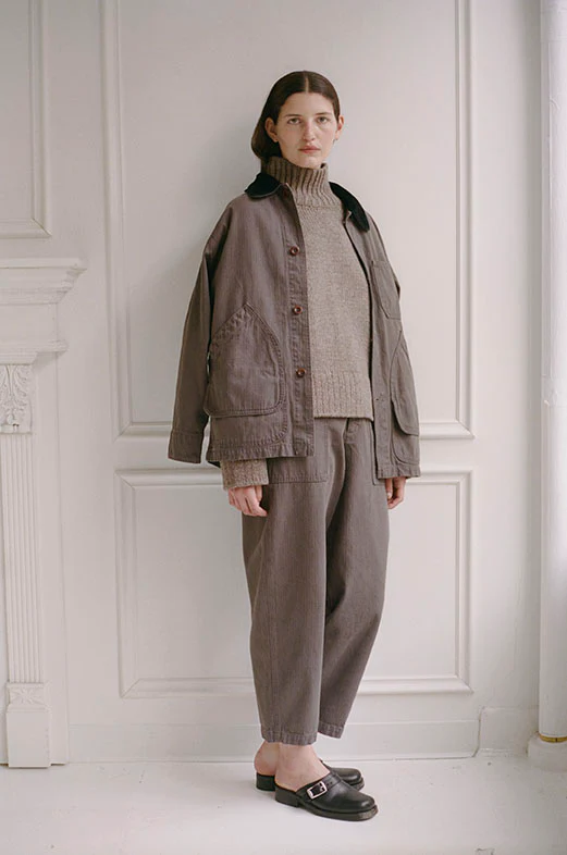 Shaina Mote Painter Coat - Ermine