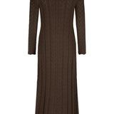 SPELL Lou Lou Knit Gown - Cacao