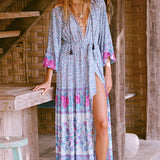 SPELL Love Jetty Gown - Blue Nirvana