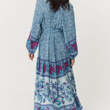 SPELL Love Jetty Gown - Blue Nirvana