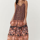 SPELL Love Jetty Strappy Maxi Dress - Balmy Nights