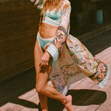 SPELL Painters Garden Gown - Seafoam