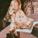 SPELL Painters Garden Gown - Seafoam