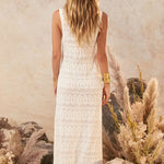 SPELL Siesta Maxi Dress - White Sand