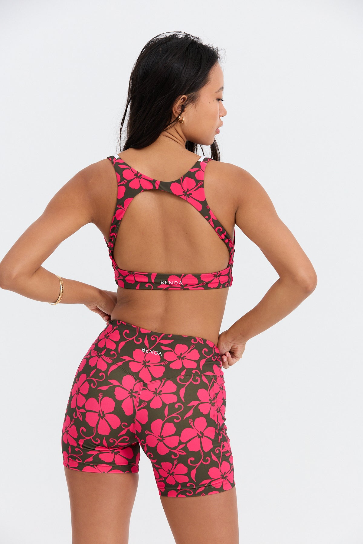 Benoa Body 4" Biker Shorts - Pupukea Pink