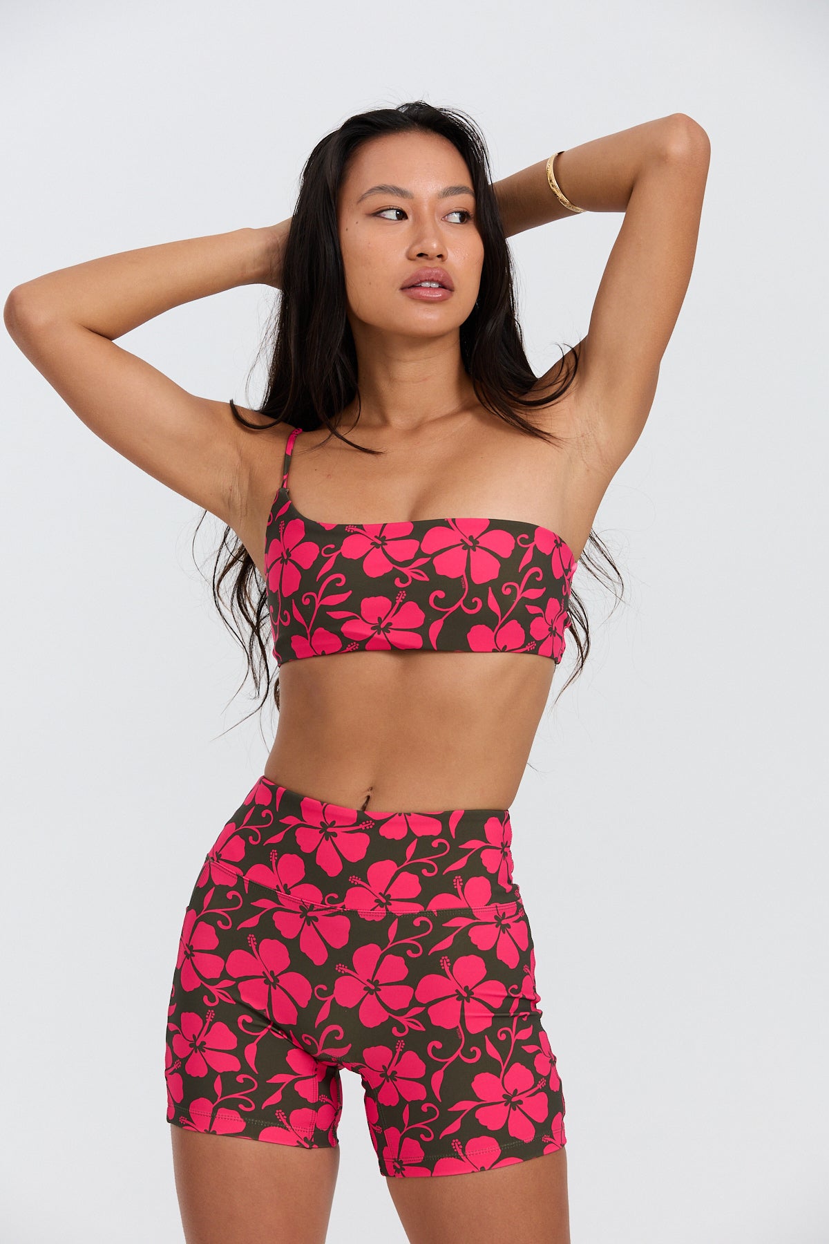 Benoa Body 4" Biker Shorts - Pupukea Pink