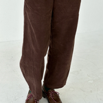 Le Bon Shoppe Corduroy Arc Pants - Chocolate
