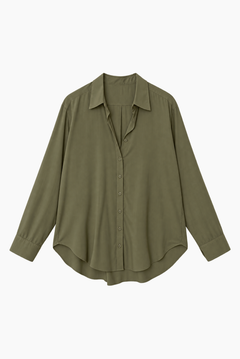 Xirena Beau Shirt - Olive Smoke