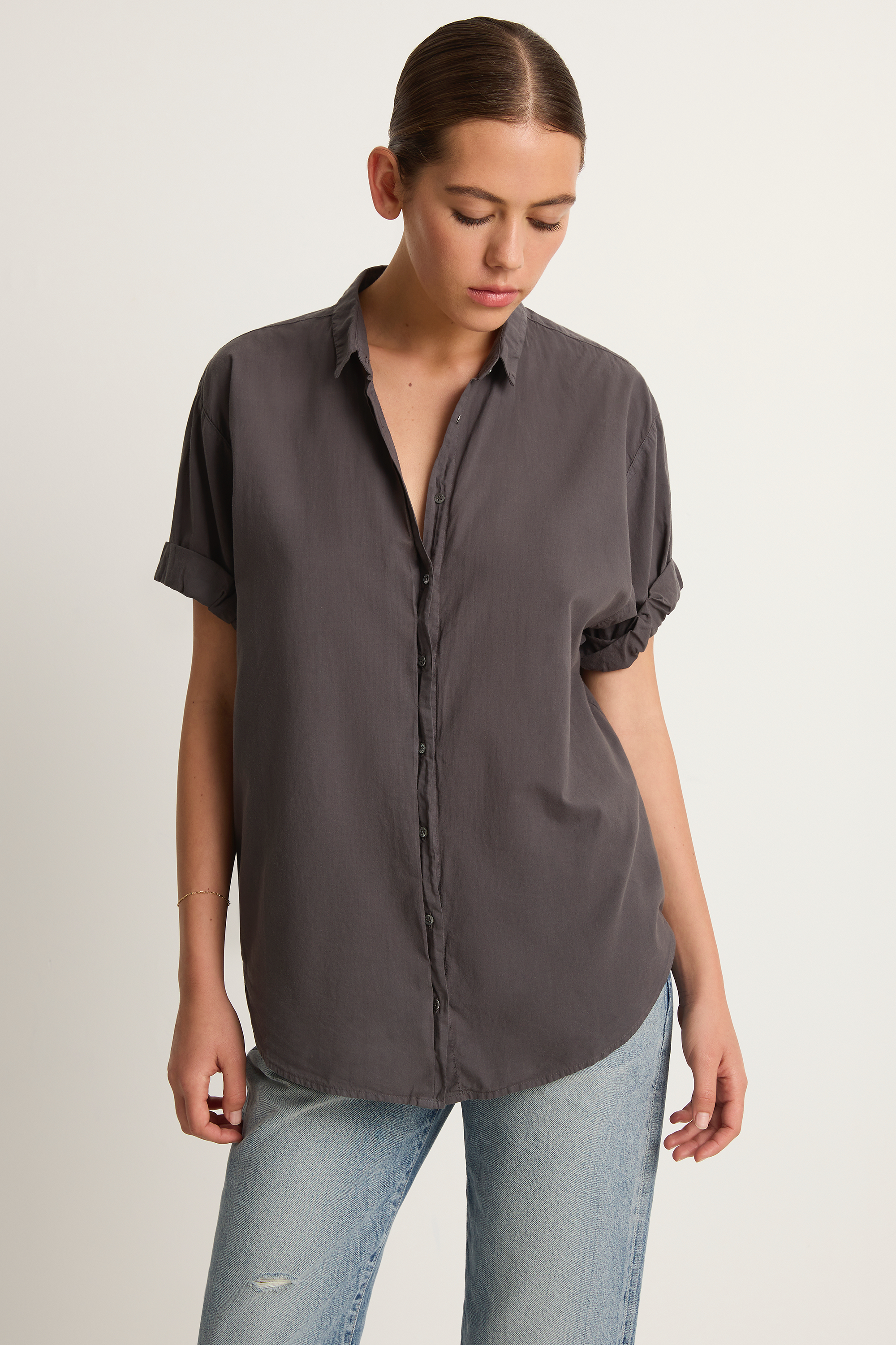 Xirena Channing Shirt - Ash