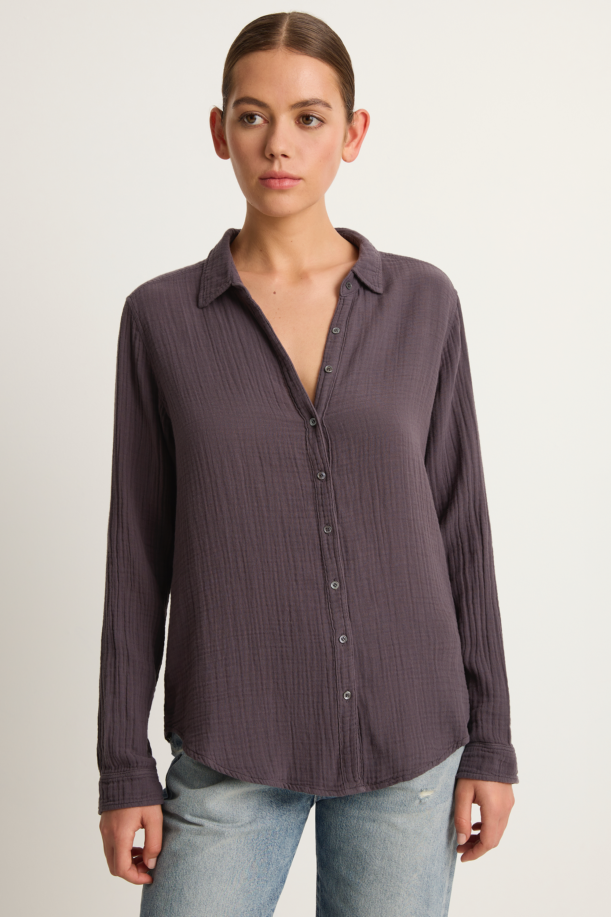 Xirena Scout Shirt - Charcoal