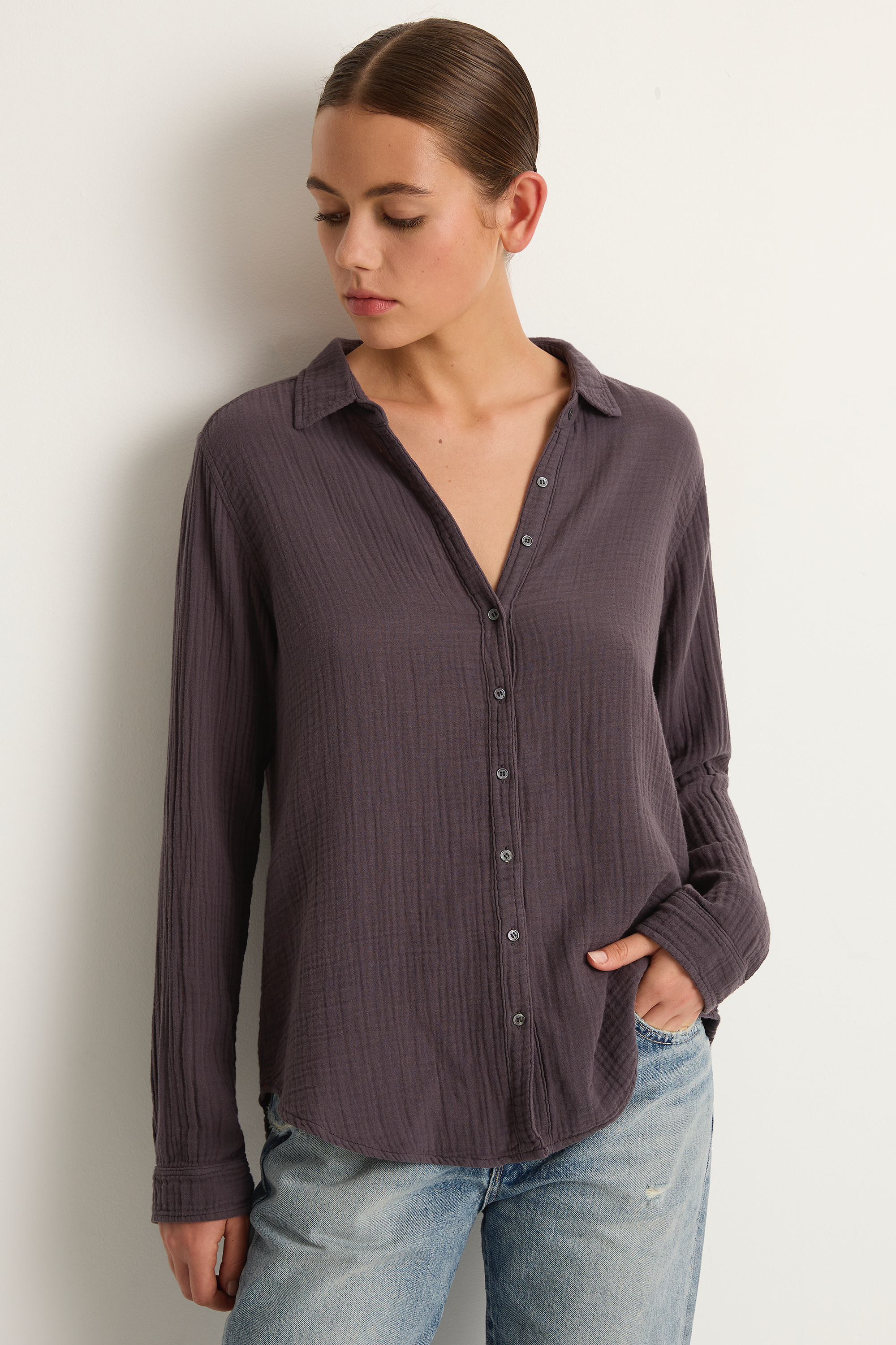Xirena Scout Shirt - Charcoal
