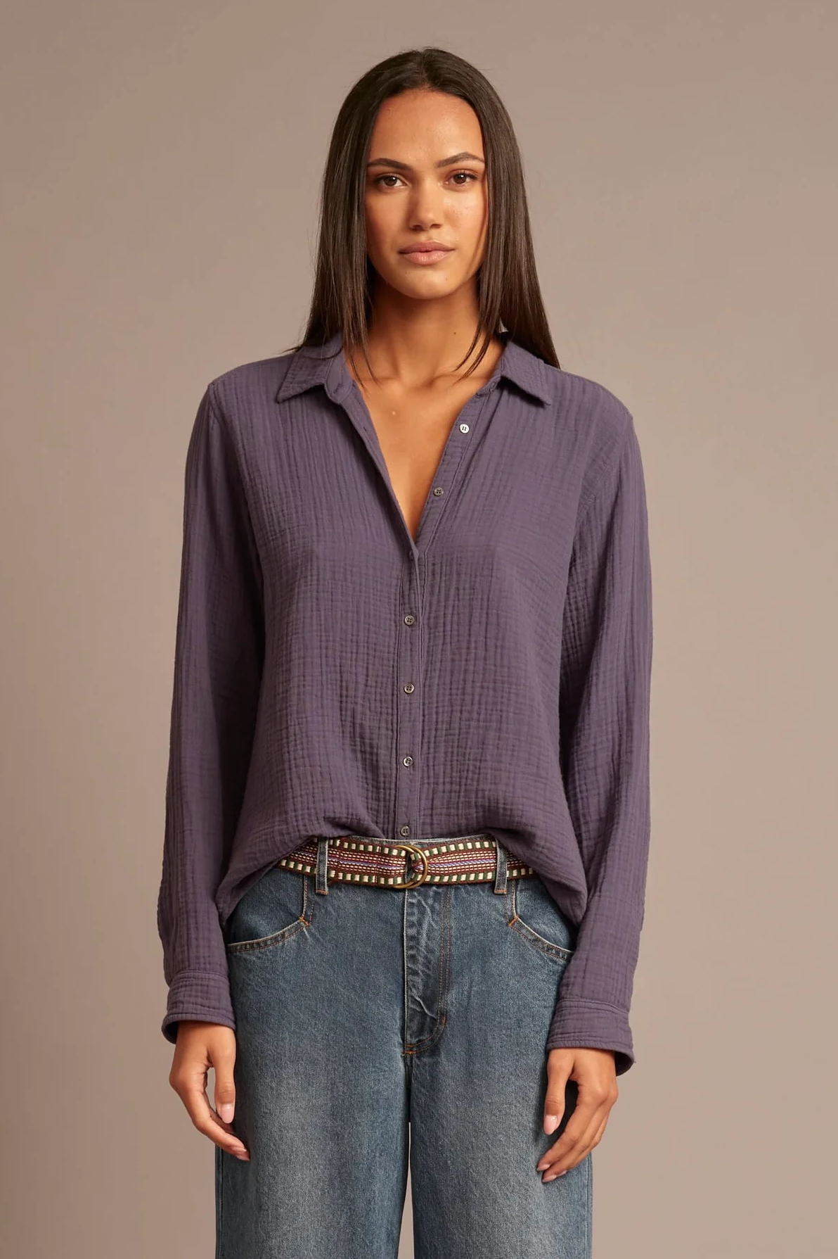Xirena Scout Shirt - Charcoal Blue
