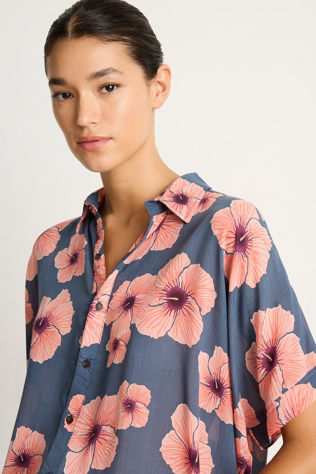 ACACIA Mombasa Top - Hibiscus – Soleil Blue