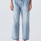 AMO Denim Easy Army Slouch Crop - Enjoy