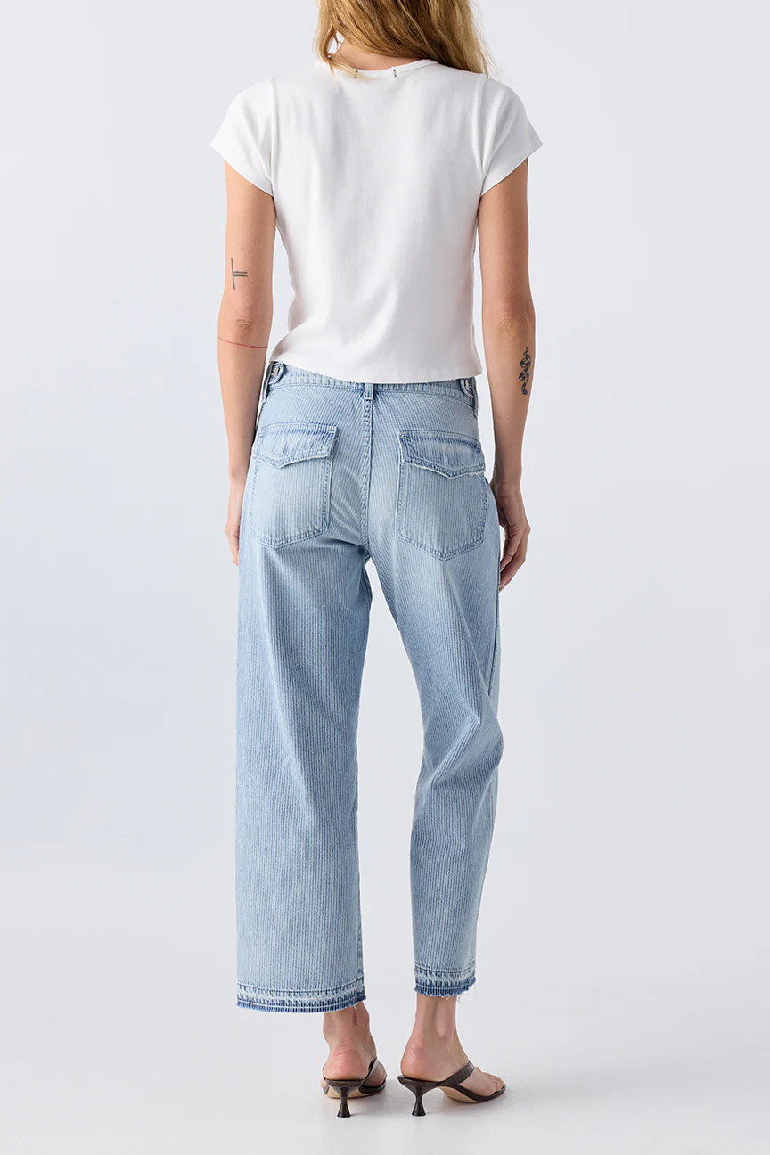 AMO Denim Easy Army Slouch Crop - Enjoy