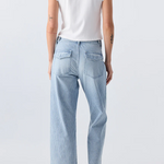 AMO Denim Easy Army Slouch Crop - Enjoy