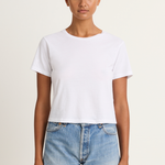 AMO Denim Babe Tee - White