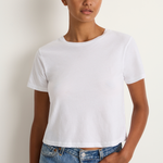 AMO Denim Babe Tee - White