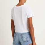 AMO Denim Babe Tee - White