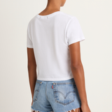 AMO Denim Babe Tee - White