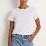 AMO Denim Babe Tee - White