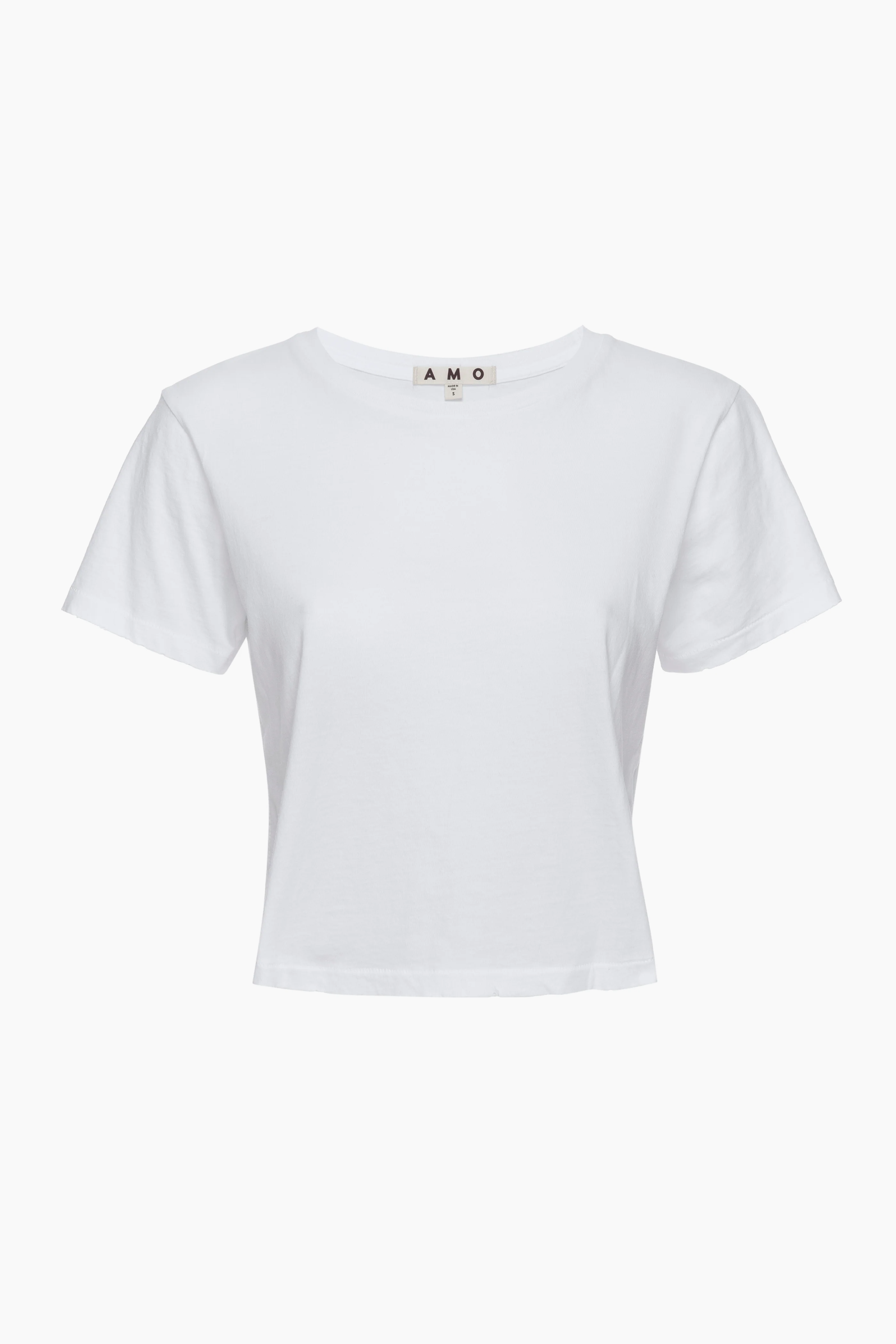 AMO Denim Babe Tee - White