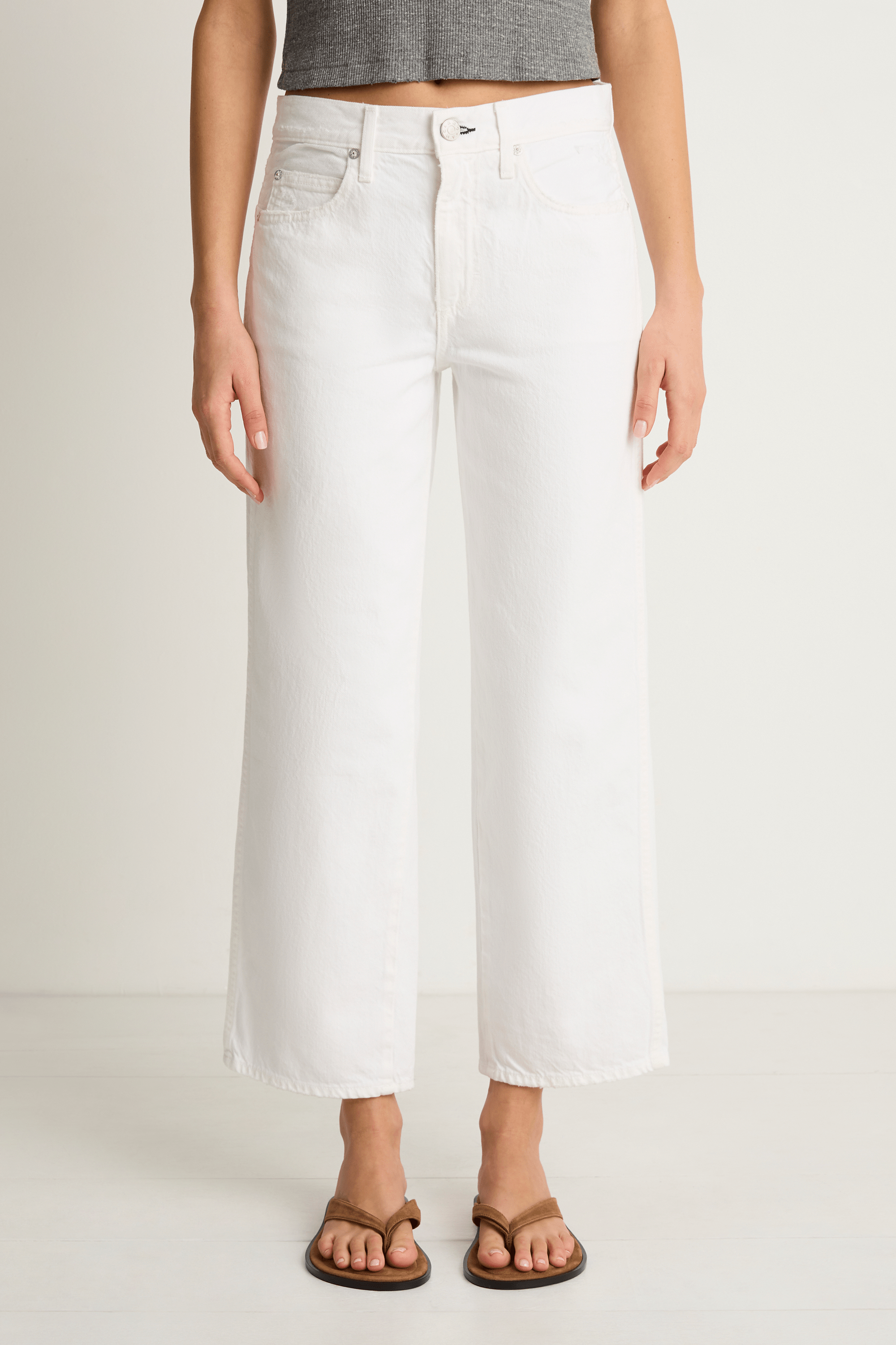 AMO Denim Billie Jeans - Alabaster