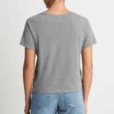 AMO Denim Classic Tee - Heather Grey