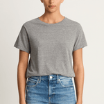 AMO Denim Classic Tee - Heather Grey