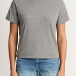 AMO Denim Classic Tee - Heather Grey