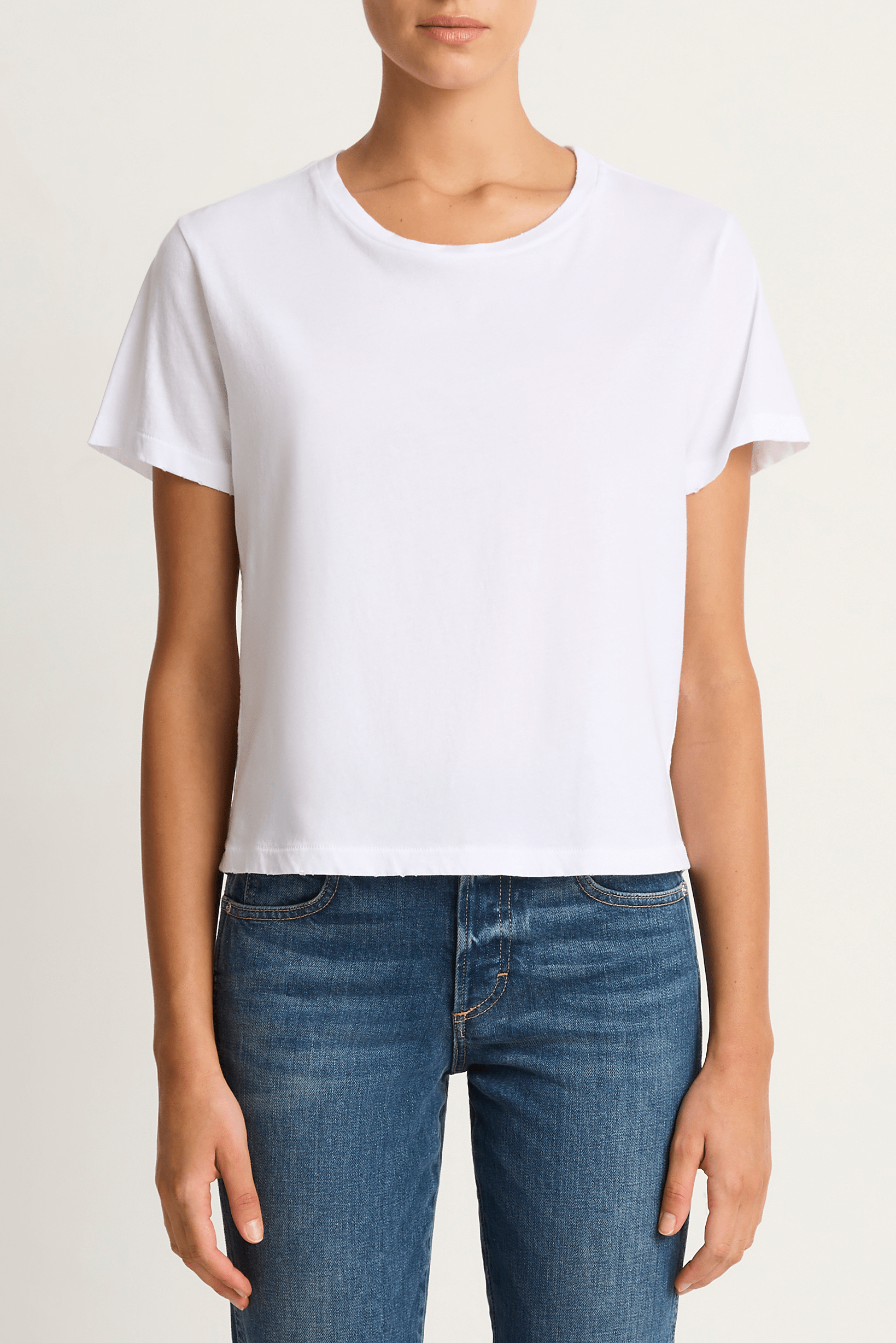 AMO Denim Classic Tee - White