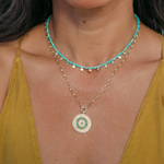 Anna Beck Paloma Beaded Multi Charm Necklace