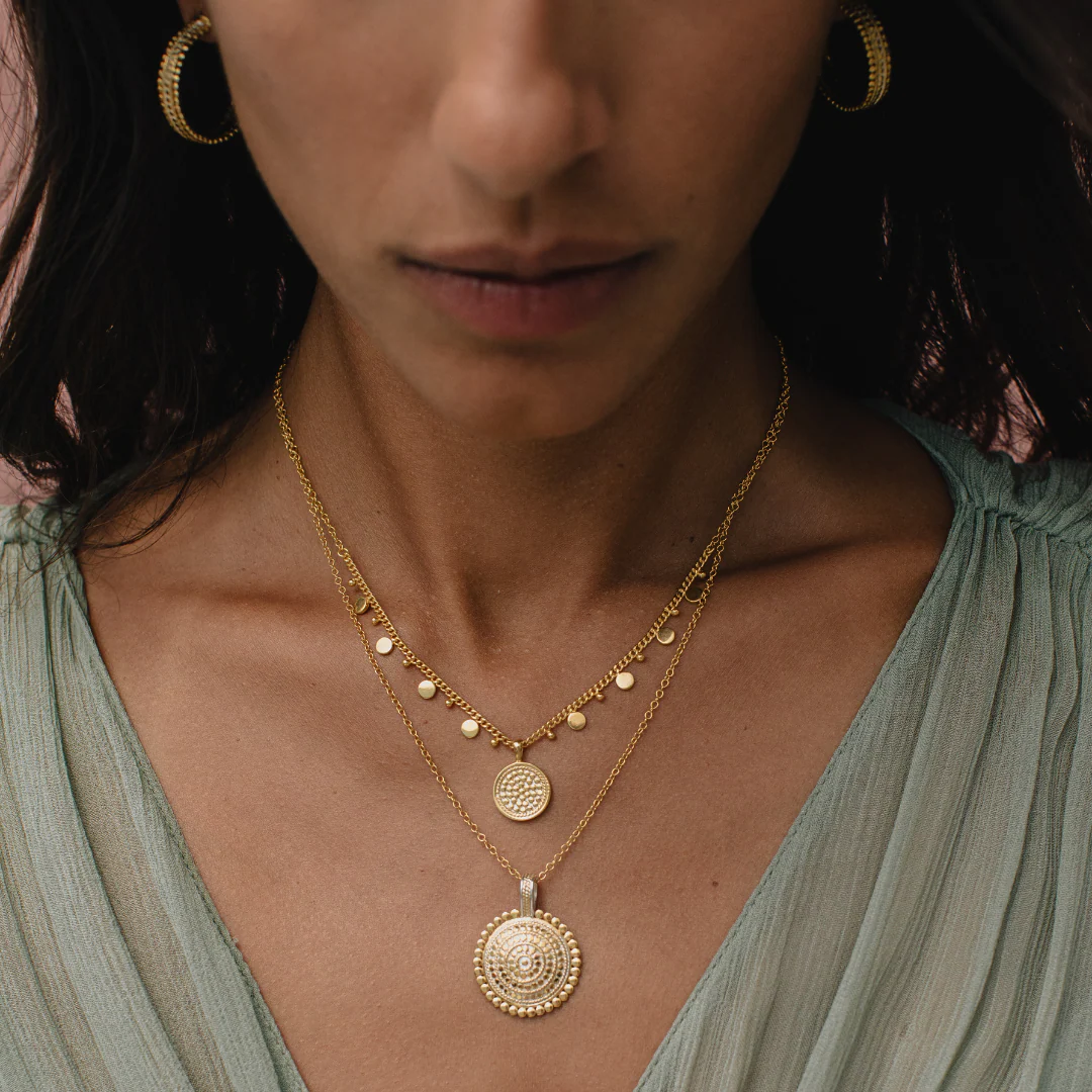 Anna Beck Rooh Charm Necklace - Gold