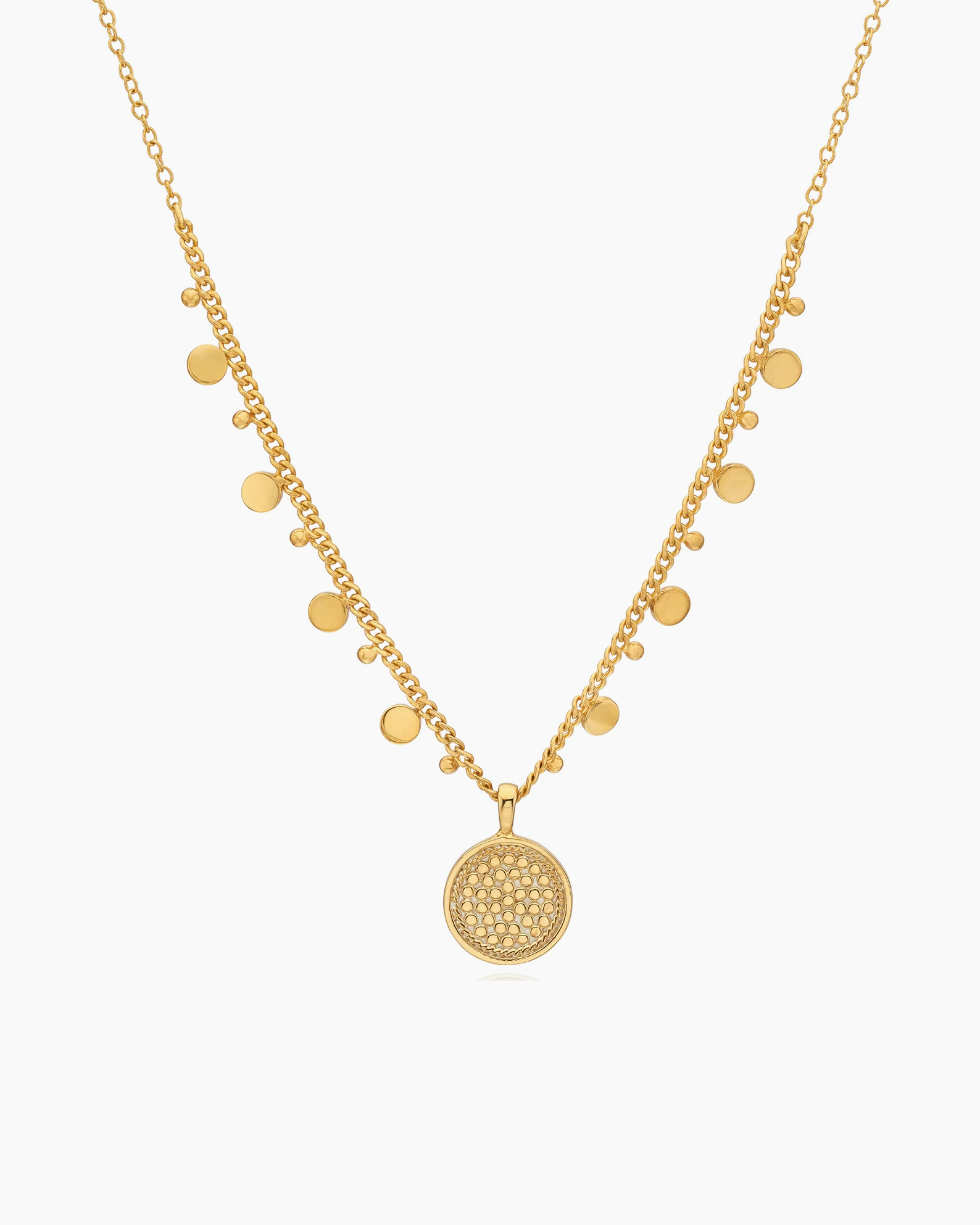 Anna Beck Rooh Charm Necklace - Gold
