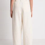 Apiece Apart Bari Crop Trouser - Cream